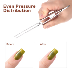 KADS <b>Nail</b> Shaping Clip Stainless Steel Wooden Handle <b>Nail</b> Shaping Tweezers Manicure Tool for UV Gel <b>Nail</b> <b>Extension</b> Shaping - Product Image 5
