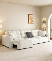 Ensemble de canapé-lit NewSquare en tissu, design moderne, combinaison pour la maison et le bureau, pliable, meubles sur mesure