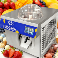 Machine à glaces compacte et facile à utiliser avec fonction de conservation, idéale pour les stands de snacks
