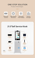 Kiosco de Pago y Reserva de Hotel con Pantalla Táctil Capacitiva de 21.5 Pulgadas, Compatible con SDK Android/Linux, para Uso en Interiores, con Reconocimiento Facial