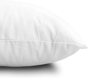 4-Pack White 18x18 <strong>Throw</strong> Pillow Inserts Lightweight Knitted Alternative Polyester Machine Washable <strong>Couch</strong> <strong>Cushion</strong> Sham - Product Image 1