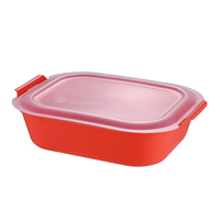 Emballage alimentaire écologique, récipient pour biscuits de conservation au réfrigérateur, recyclable, 1200 ml, boîte d'emballage en plastique PP pour fruits
