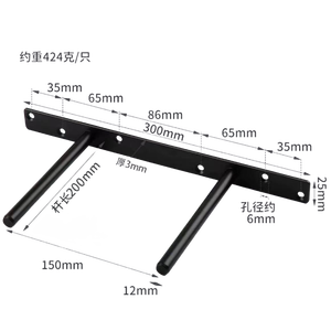 Connecteurs en T d'usine directe, <span class=keywords><strong>support</strong></span> d'étagère dissimulé en acier inoxydable, moderne, simple, multicolore, taille personnalisée - Product Image 2