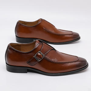 Chaussures Oxford en cuir véritable pour homme, style italien, de qualité luxueuse, à enfiler, fabriquées à la main, brodées, légères pour l'automne - Product Image 4