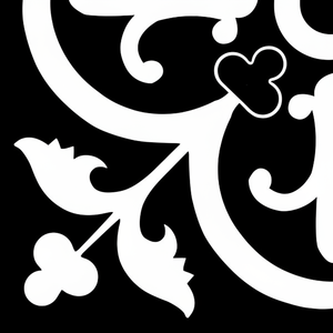 Fábrica de Vietnam, venta al por mayor, azulejos de cerámica de porcelana con patrón blanco y negro clásico, decoración de paredes y suelos interiores y exteriores - Product Image 1