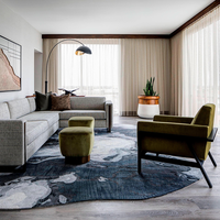 Ensemble de mobilier d'hôtel haut de gamme avec tête de lit en bois pour chambre d'hôtel, 20 ans d'expérience