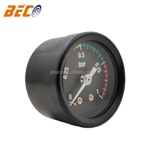 Beco haute qualité en acier noir 1.5 pouces 40mm <span class=keywords><strong>Mini</strong></span> <span class=keywords><strong>pompe</strong></span> à air 1bar manomètre manomètres - Product Image 3
