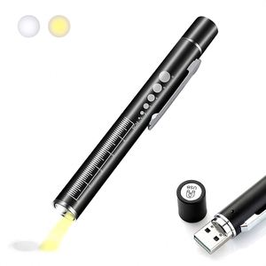 Green <b>Light</b> Starry Laser Flashlight <b>LED</b> White <b>Light</b> Adjustable Beam <b>Rechargeable</b> 18650 Battery Fixed-Point Teaching for Driving - Product Image 1