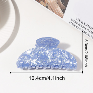 <span class=keywords><strong>Gareth</strong></span> đồ trang sức lớn lấy Clip Thanh Lịch Cá mập tóc clip cho trẻ em Acrylic Châu Âu & mỹ phong cách Đảng sử dụng phụ kiện tóc - Product Image 6