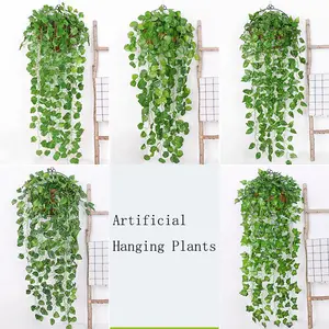 Indoor Outdoor Decoratie Bladeren Voor Muur Huis Kamer Kunstmatige Opknoping Planten