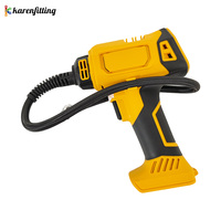 Gonfleur de pneu compresseur d'air portable pour voitures, pompe à air de pneu de voiture électrique alimentée par batterie rechargeable sans fil 20V jaune
