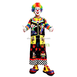 Efun kostum karnaval Halloween dewasa, kostum Cosplay badut profesional, sirkus, kostum pesta untuk dijual - Product Image 4