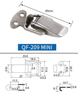 HOT Bán Vật Liệu Sắt Chuyển Đổi Trường Hợp Bắt Chốt Mùa Xuân <span class=keywords><strong>Latch</strong></span> Padlock Then Cửa Với Mùa Xuân - Product Image 6