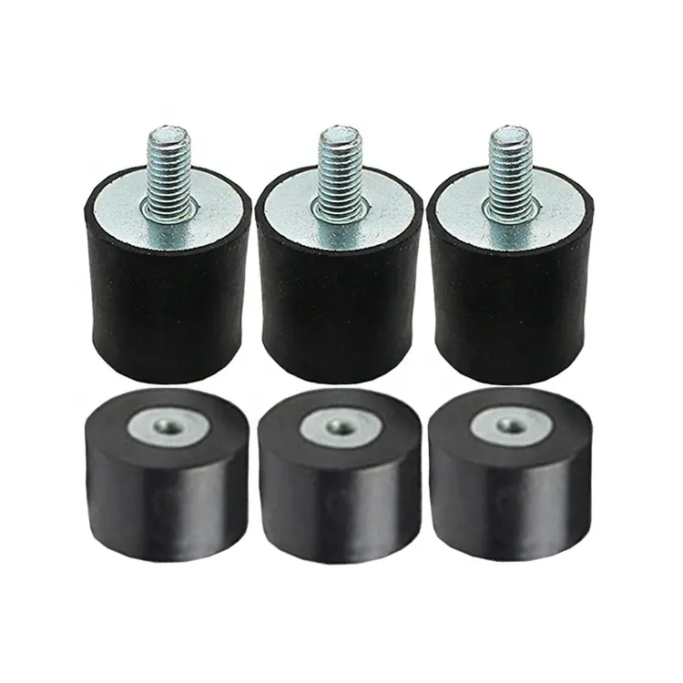 M6 M8 M12 Rubber Anti Vibratie Isolator Rubber Mount Hvac Veer Trillingen Isolator Ventilator Trillingen Mount