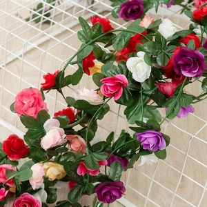 Fiori Artificiali, Ghirlande di Rose e <span class=keywords><strong>Glicine</strong></span>, Decorazioni per Archi Nuziali, Ghirlande di Fiori Finti per Feste - Product Image 3
