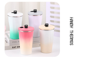 Tazas de Café de 500 ml, Doble Pared, Aisladas al Vacío, con Tapa Hermética, Tazas Personalizadas - Product Image 4