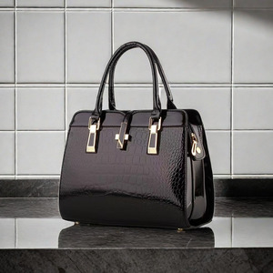 Borsa a Mano Vintage in Pelle PU Effetto Coccodrillo per Donne, Borsetta in Stile Coreano Fatta a Mano per Estate, Autunno e Primavera - Product Image 3