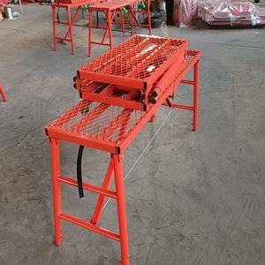 Échelle pliante en acier de conception moderne Yunding, capacité de charge de 100 à 500 kg, hauteur de 1,5 m, <span class=keywords><strong>échafaudage</strong></span>s d'ingénierie épaissis - Product Image 1