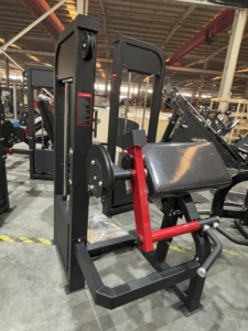 Máquina de curl de bíceps sentado ajustable de acero para entrenamiento de fuerza, equipo de gimnasio comercial - Product Image 2