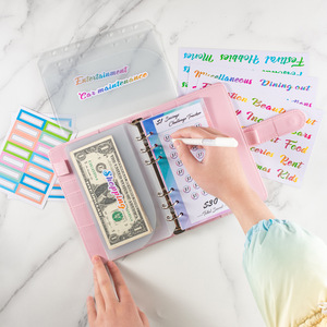 Organisation des finances personnelles Conception à feuilles mobiles Carnet de sauvegarde Suivi A5 Inserts <span class=keywords><strong>Meilleur</strong></span> outil pour les affaires de gestion financière - Product Image 6