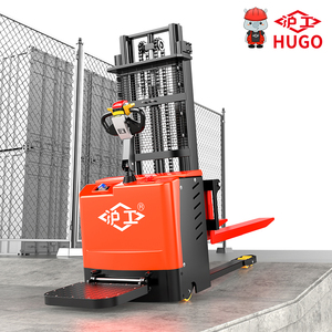 1 tấn 2 tấn xe nâng pin Pin Stacker seri electr nâng Stacker đầy đủ điện Pallet Stacker - Product Image 2