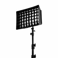 Panneau lumineux LED avec grille Softbox pour la photographie, l'enregistrement vidéo, le studio, les portraits, la diffusion en direct, les créateurs de contenu