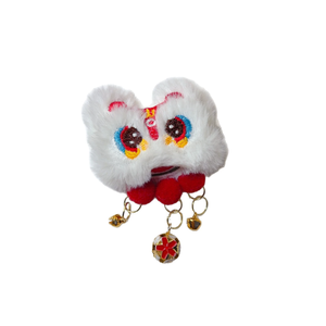 Lindo Broche Colgante de Peluche con Diseño de León Danzante <span class=keywords><strong>Yingbao</strong></span>, Muñeco de León de Peluche, Pin, Accesorio Decorativo para Mochila - Product Image 5