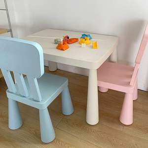 ชุดโต๊ะและเก้าอี้พลาสติกสำหรับ<span class=keywords><strong>เด็ก</strong></span> รูปทรงสี่เหลี่ยม<span class=keywords><strong>เล็ก</strong></span> เหมาะสำหรับใช้ในโรงเรียนหรือกลางแจ้ง เป็นมิตรกับสิ่งแวดล้อม ปลอดภัยต่อสุขภาพ และทันสมัย - Product Image 4