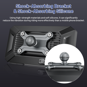 Teejoin không dây Carplay xe máy với <span class=keywords><strong>TPMS</strong></span> và xe máy Dash Cam TP Camera Màn Hình Sim nút từ xa - Product Image 5