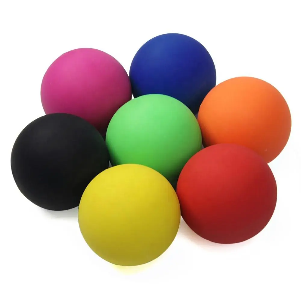 Bunter Silikon-Massage ball für Muskelkater, Schultern, Hals, Rücken, Fuß, Körper freigabe.