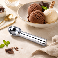 Aluminium zelfontdooiende dessertlepel voor ijs, watermeloen, fruit, keukenijslepel, gereedschap