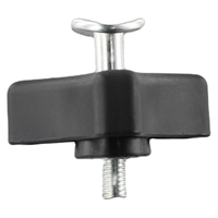 1 jeu de poignées triangulaires pour guidon, bouton de roue et boulons de fixation de remplacement pour Honda et de nombreux autres accessoires de tondeuse à gazon