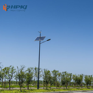 50w 80w 100w Led <b>Pole</b> All-in-one Solar Hybrid Solar Street <b>Light</b> Hybrid Solar Wind Street <b>Light</b> - Product Image 5