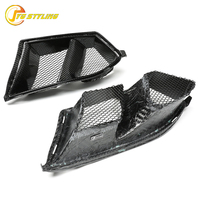 Garniture de ventilation avant en fibre de carbone sèche style MP avec grille pour BMW M3 G80 G82 G83 M4, accessoires extérieurs en carbone véritable, kits carrosserie