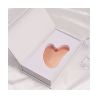 Outil de soin de la peau en acier inoxydable HZ Medical, masseur Gua Sha de haute qualité, logo personnalisé, Gua Sha en métal en forme de cœur