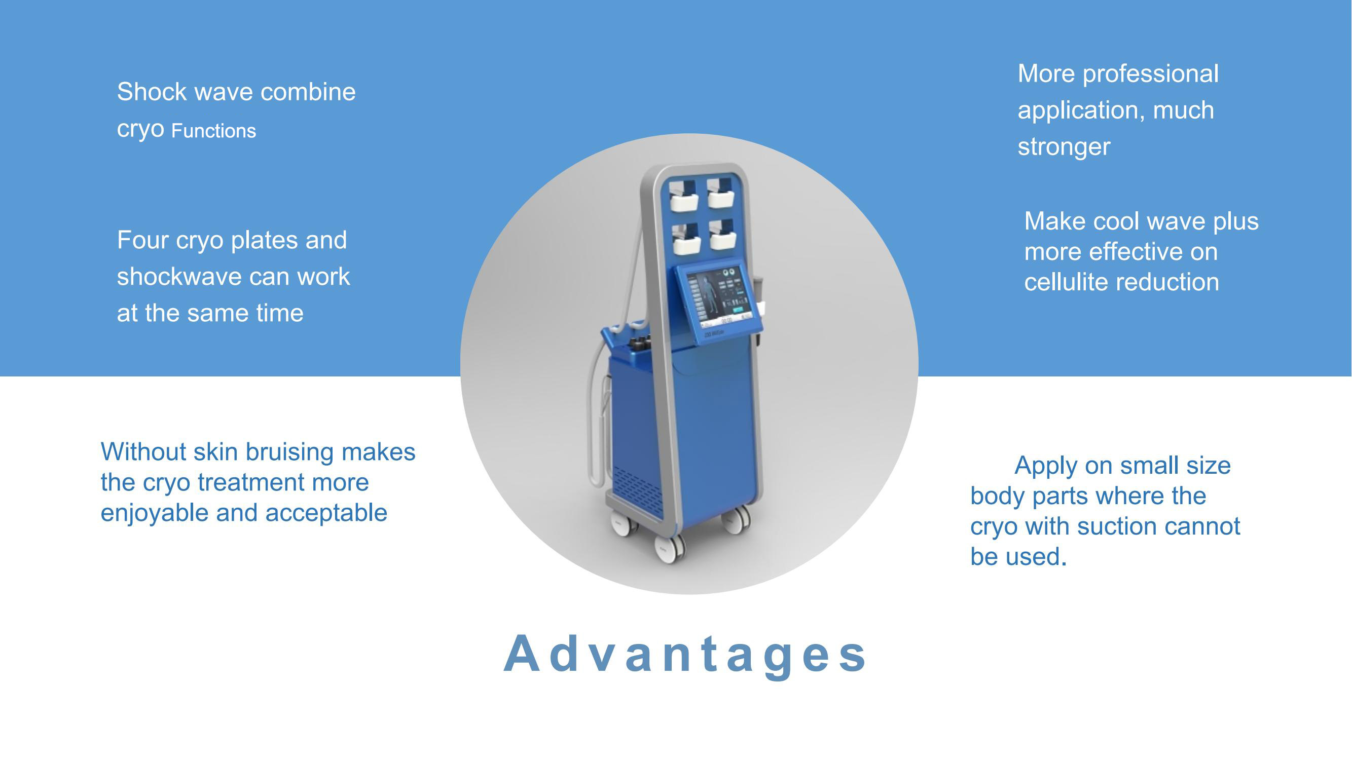 Pneumatic Shockwave Physiotherapy Criolipolysis Slimming Machine 2 in 1 Cool Pads Fat Freezing Extracorporeal Shock Wave Therapy Equipment For Pain Relief Pneumatic shock wave machine physiotherapy pain relief - Honkay shockwave therapy machine,shockwave therapy,shock wave therapy device,shock wave,shockwave therapy machine