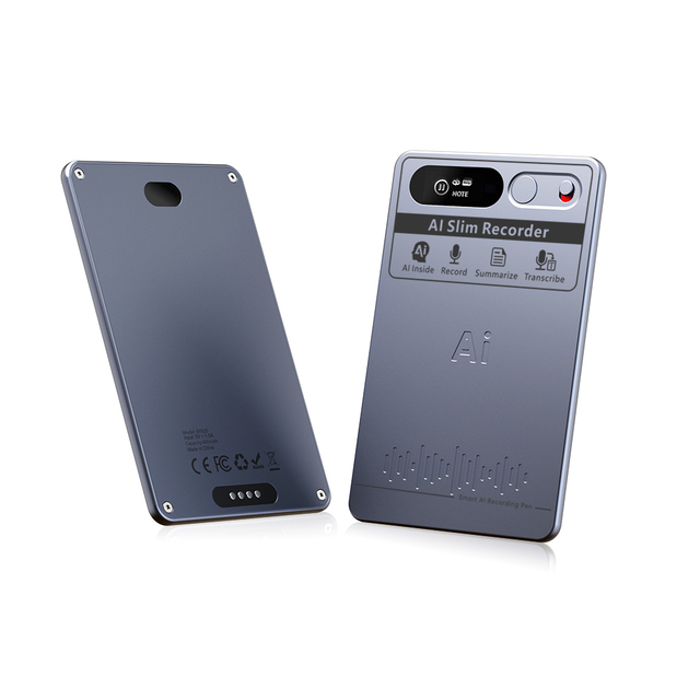 Fuallwin Support 152 Languages AI Voice Recorder Chatgpt Transcribe Smart Magnet Dictaphone Audio Recorder for Lectures Meetings