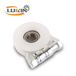 Componentes de Puerta Corredera de <span class=keywords><strong>Tela</strong></span> de Nailon Duradera con Diseño de Ranura Superior, Estilo Moderno, Color Blanco, Garantía de 3 Años - Product Image 6