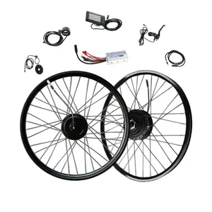 Superssail Mtb accessori Display LCD 72V 3000w Kit di conversione bici elettrica Kit di conversione ruota anteriore bici elettrica da 26 pollici