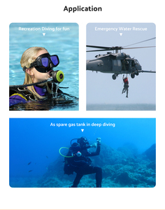 Tudiving Tùy Chỉnh Dịch Vụ Chất Lượng Cao Hpa Nhôm 1L Nước Cứu Hộ Di Động Dive Nhôm Không Khí Tank <span class=keywords><strong>Kit</strong></span> Scuba Lặn Thiết Bị - Product Image 6