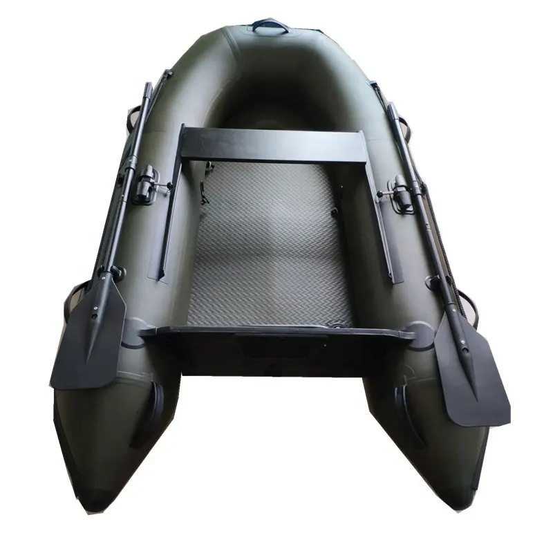 COMAX 1-2 Persons Small Inflatable Fishing Boat With Air Mat Floor For Sale