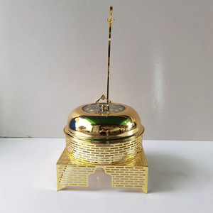 Estufa de Alcohol Dorada para Buffet de Hotel y Restaurante, Calentador de Platos Circular de Acero Inoxidable, Estilo de Lujo Ligero - Product Image 4