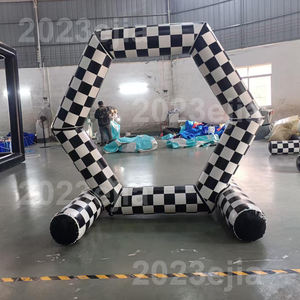 L'obstacle gonflable matériel portatif de bourdon de PVC déclenche des objets extérieurs d'entraînement pour le cours de bourdon - Product Image 4