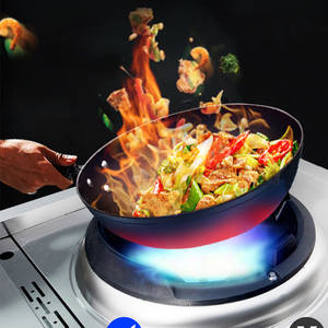 Fourneau commercial sans fumée <span class=keywords><strong>à</strong></span> double brûleur haute puissance au gaz et au charbon pour la purification des fumées d'huile, idéal pour les restaurants, les stands de restauration et l'extérieur <span class=keywords><strong>mobile</strong></span> - Product Image 3