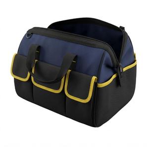 Bolsa de almacenamiento de herramientas multiusos, resistente al agua, para electricista, fontanero, bolsa de herramientas portátil, Oxford grueso de gran capacidad - Product Image 6