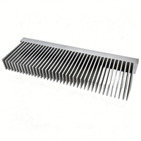 Dissipateur thermique en aluminium haute puissance 268(L)*90(H)*30(P) mm avec ailettes de refroidissement profondes, surface de dissipation thermique maximale