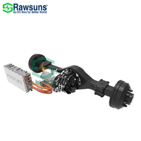 Moteur EV, essieu électrique à engrenage unique 5t, essieu électrique 120/250kw 12000 tr/min 600-800v, kit de conversion EV pour camion léger