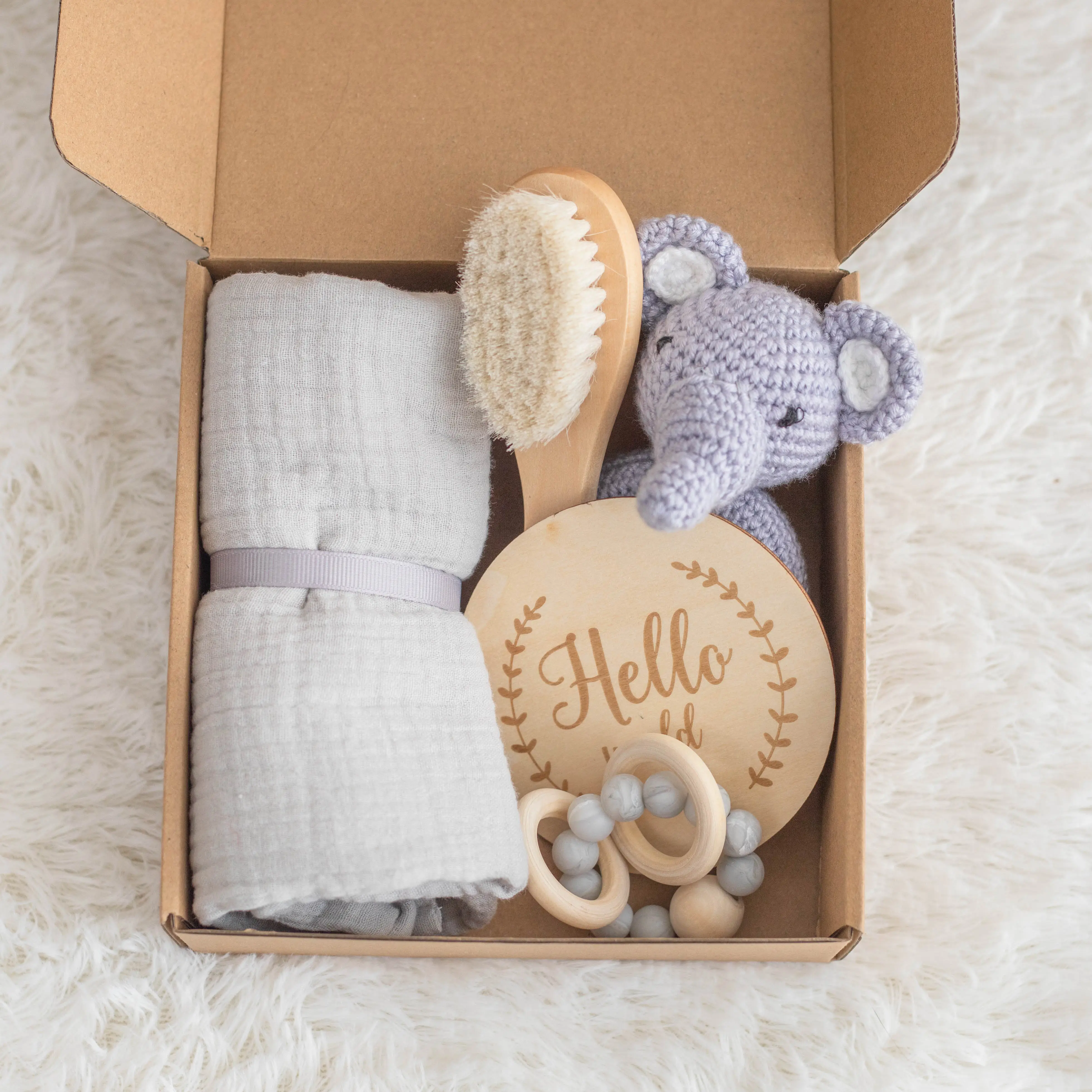C'dear New Born Crochet Baby Rattle Set Cotton Cute Animal Wooden Rattle Tassel Braid Baby Pacifier Clip Baby Wooden Teether //