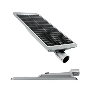 IP65 등급 야외 태양광 가로등 리튬 배터리 DC 60W/80W/100W/120W <span class=keywords><strong>LED</strong></span> 램프 알루미늄 구조 고속도로용 3일 - Product Image 4