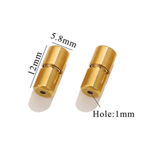 Stainless Steel Screw <strong>Clasps</strong> Necklace Column <strong>Clasp</strong> Connector Metal Jewelry <strong>Clasp</strong> <strong>Barrel</strong> for Bracelet Jewelry Making Findings - Product Image 5